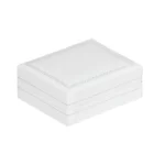 BXE85WH jewellery gift box for earring white close side