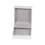 BXE85WH jewellery gift box for earring white front