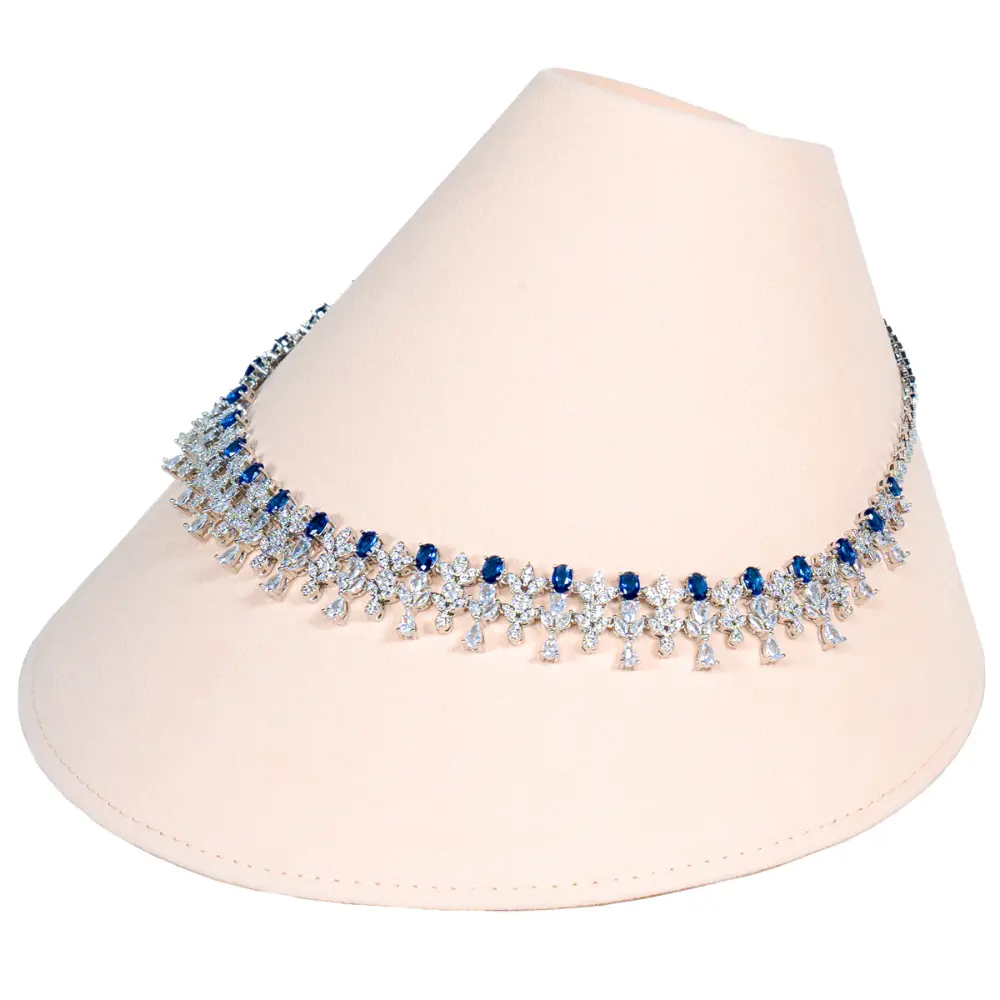 NS95-corn-necklace-stand-beige-with-necklace-side corn-necklace-stand-beige-with-necklace-side