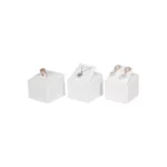 Jewellery set Stand angle view with jewellery white