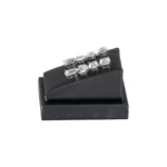 jewellery-stand-for-earrings-black-side-view-with-earring-ES90BL jewellery stand for earrings black side view with earring