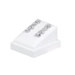 jewellery-stand-for-earrings-white-angle-view-with-earring-ES90WH jewellery stand for earrings white angle view with earring