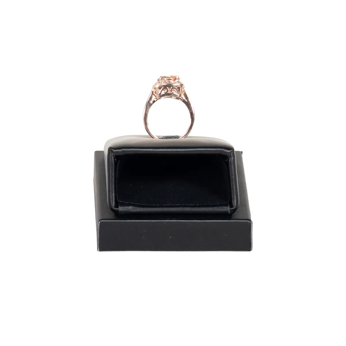 jewelry-holder-ring-white-back-view-with-ring-RS90BL jewelry holder ring white back view with ring