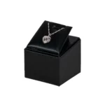 jewelry necklace holder black angle view with necklace PS85WH