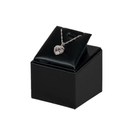 jewelry necklace holder black angle view with necklace PS85WH