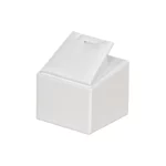 jewelry necklace holder white angle view