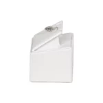 jewelry necklace holder white front view with pendant