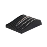 Bracelet-stand-Black-Large-angle-view-with-bracelet-BS88LBL Bracelet stand Black Large angle view with bracelet