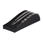 Bracelet stand Black small angle view with bracelet