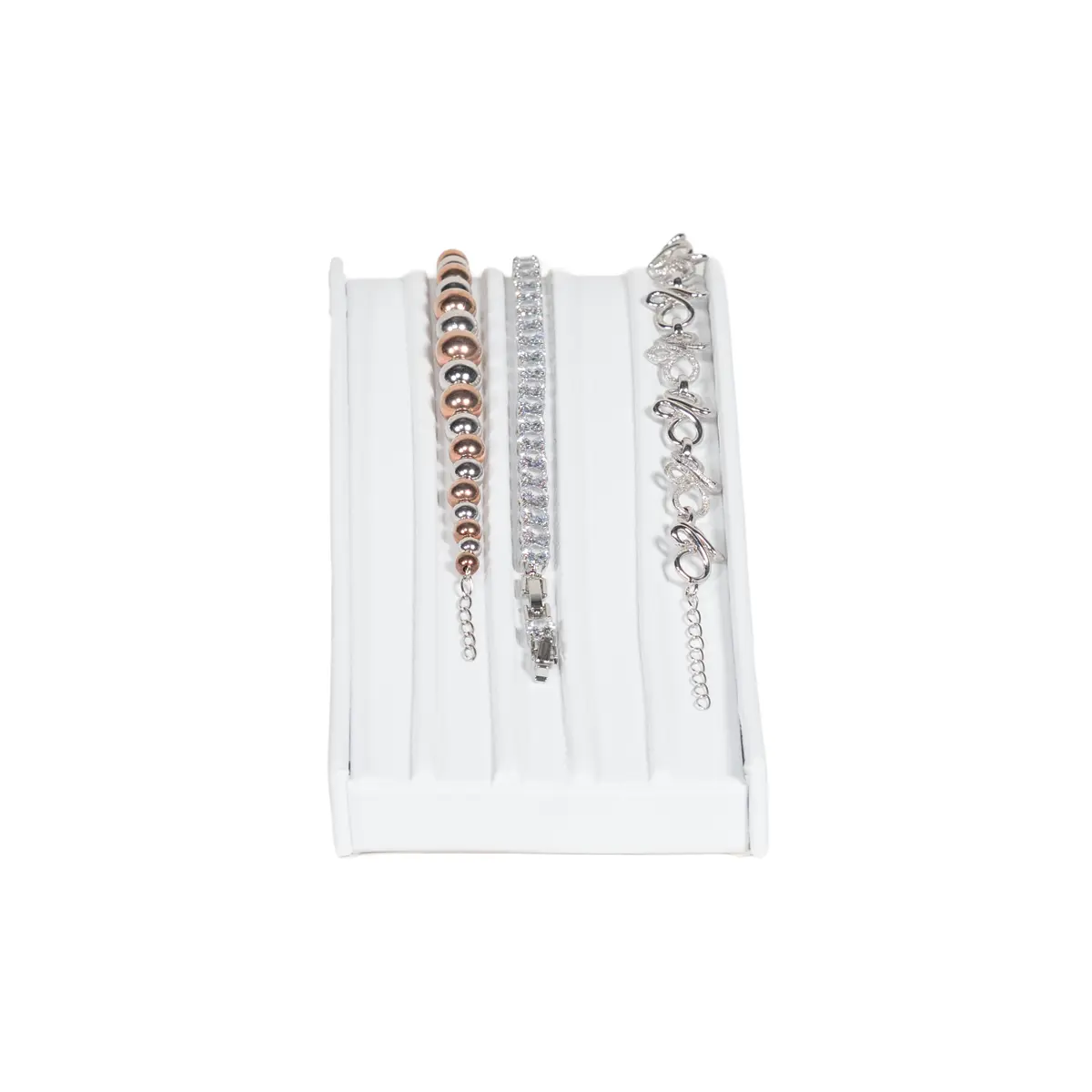 Bracelet-stand-White-small-front-view-with-bracelet-BS88SWH
