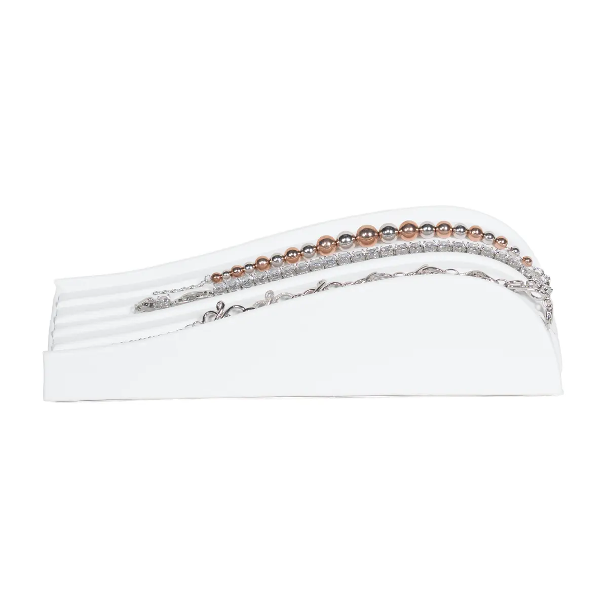Bracelet-stand-White-small-side-view-with-bracelet-BS88SWH