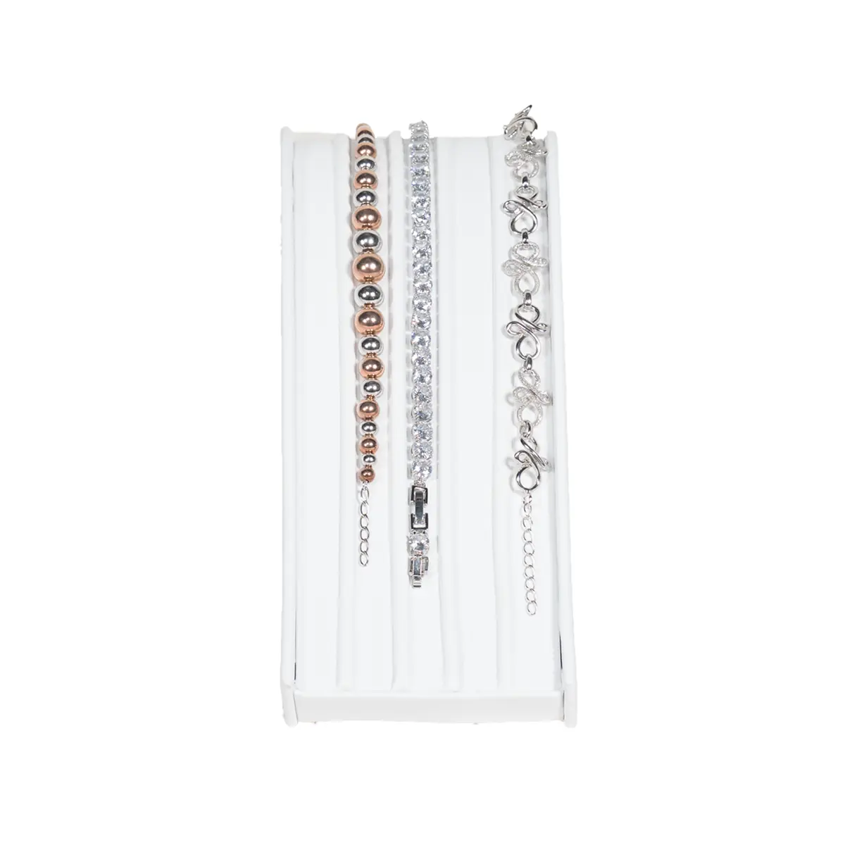 Bracelet-stand-White-small-top-view-with-bracelet-BS88SWH