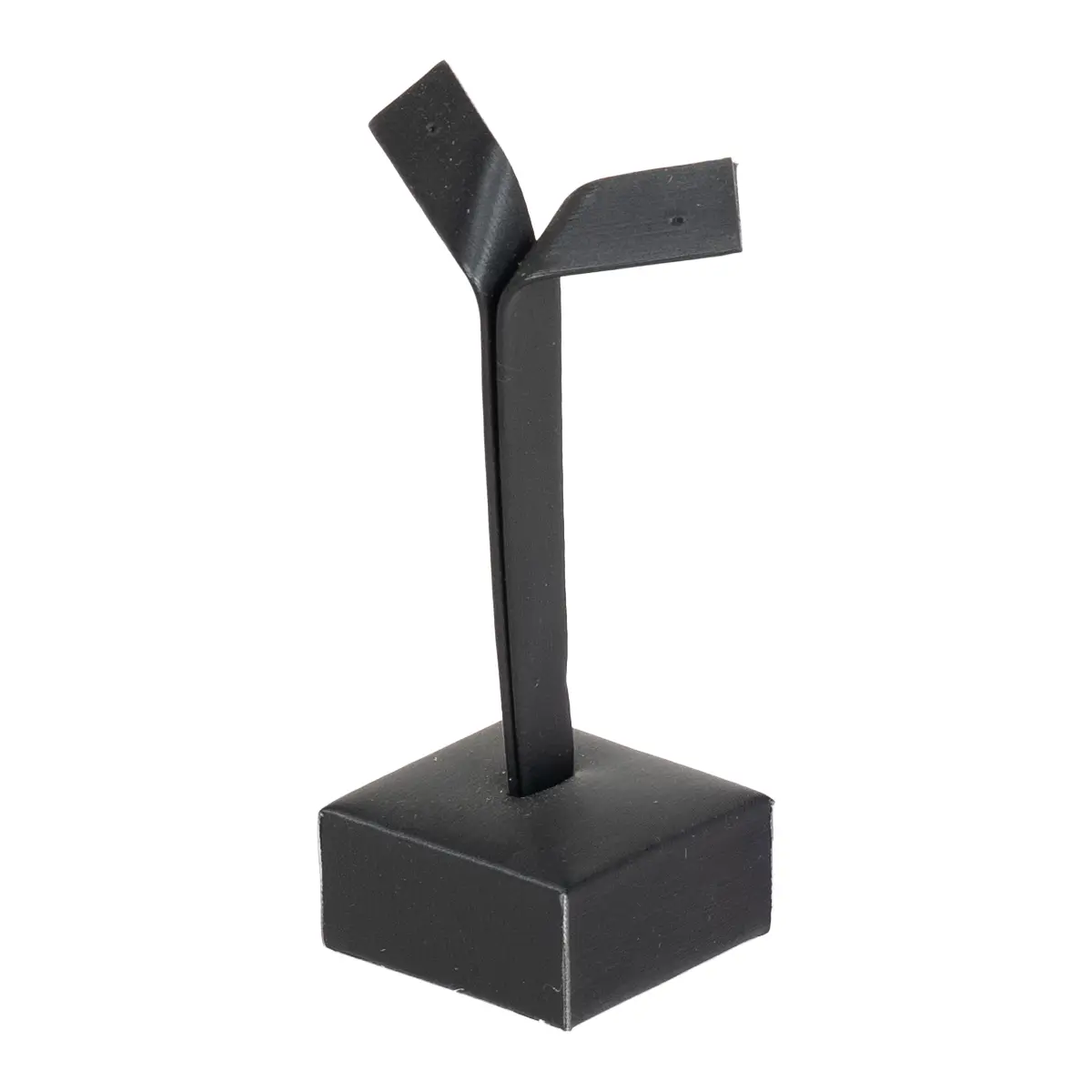 Earring display holder large black angle view