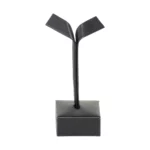 Earring display holder large black front view