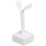 Earring-display-holder-large-white-angle-view-ES81LWH Earring display holder large white angle view