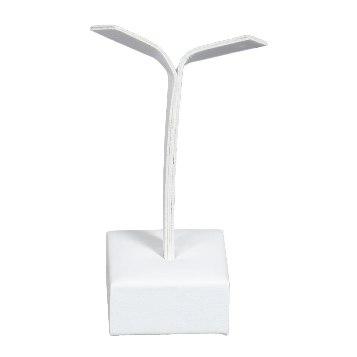 Earring-display-holder-large-white-back-view-ES81LWH Earring display holder large white back view