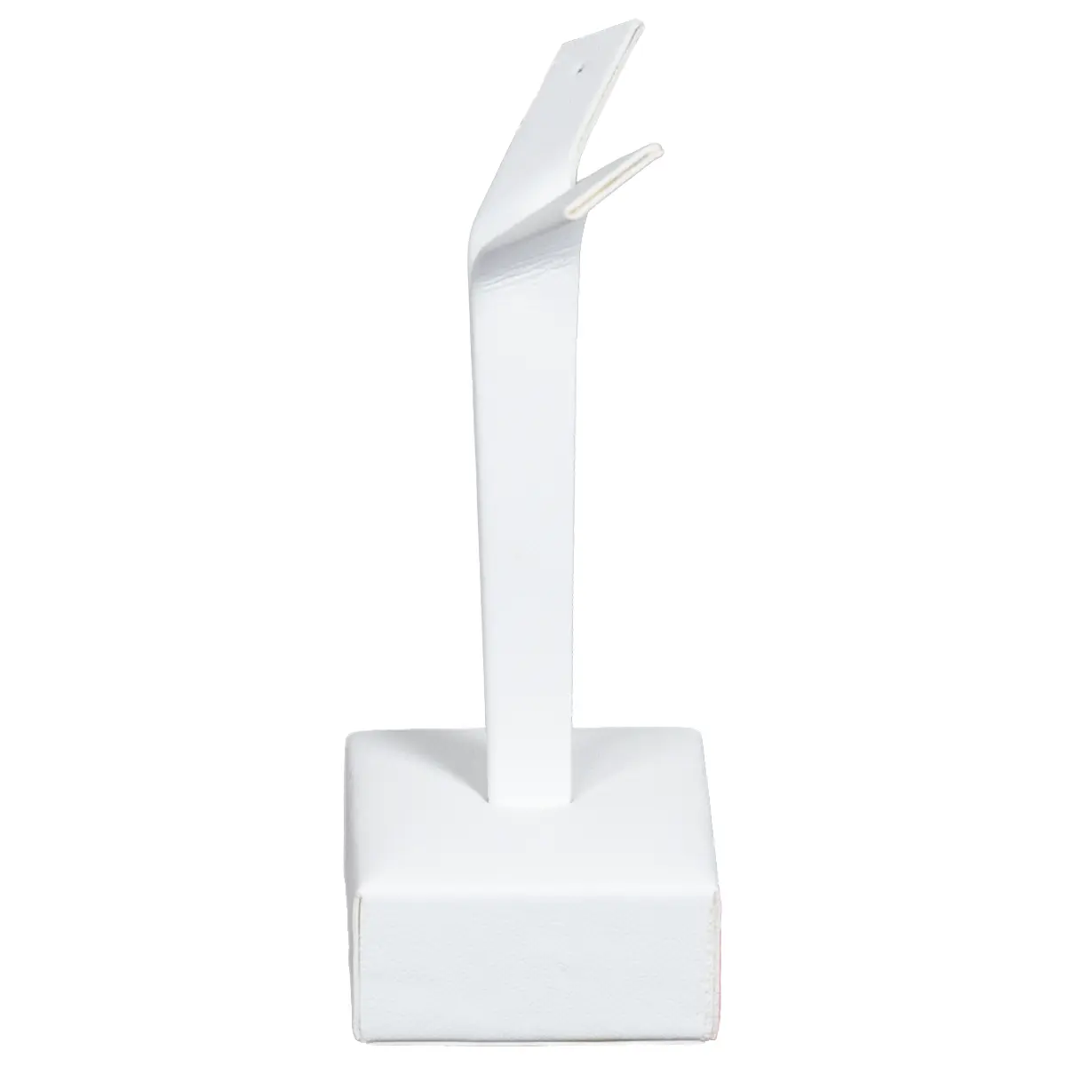 Earring-display-holder-large-white-side-view-ES81LWH Earring display holder large white side view