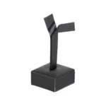 Earring-display-holder-small-black-angle-view-ES81SBL Earring display holder small black angle view