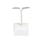 Earring-display-holder-small-white-back-view-ES81SWH Earring display holder small white back view