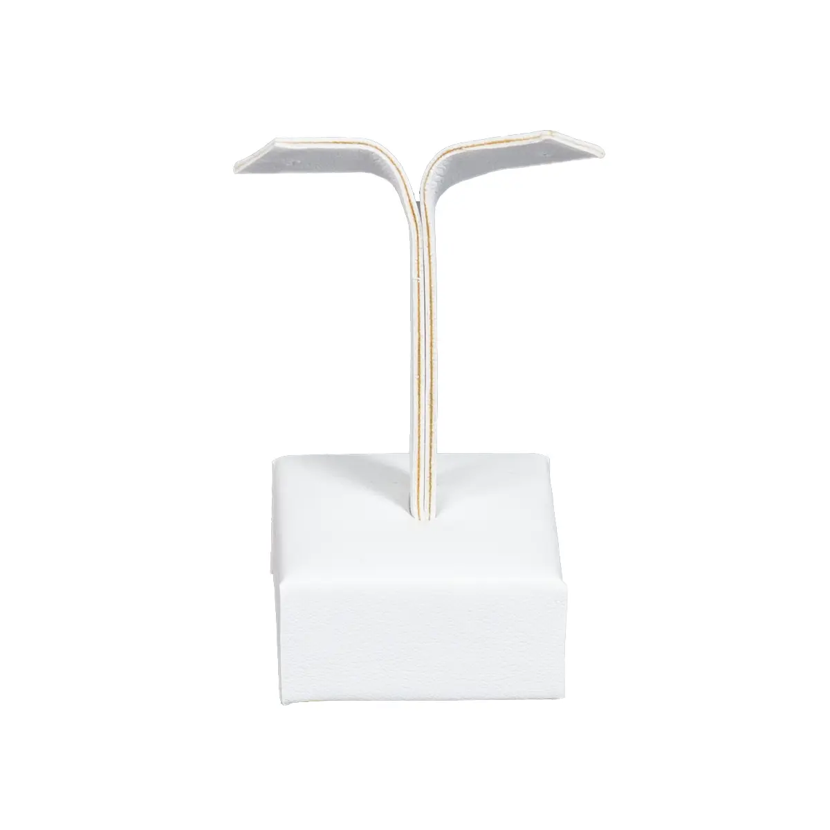 Earring-display-holder-small-white-back-view-ES81SWH Earring display holder small white back view