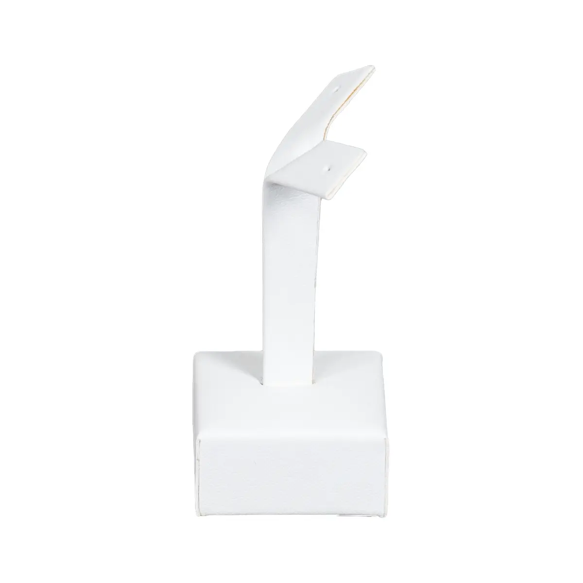Earring-display-holder-small-white-side-view-ES81SWH Earring display holder small white side view