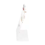 Jewellery Stand white Large side view with earring