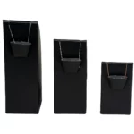 Jewelry-Necklace-Holder-black-back-view-with-necklaceCS81SBL Jewelry Necklace Holder black back view with necklace