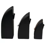 Jewelry-Necklace-Holder-black-side-view-with-necklaceCS81SBL Jewelry Necklace Holder black side view with necklace