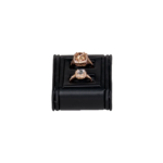 Ring Display Black Xsmall front view with ring