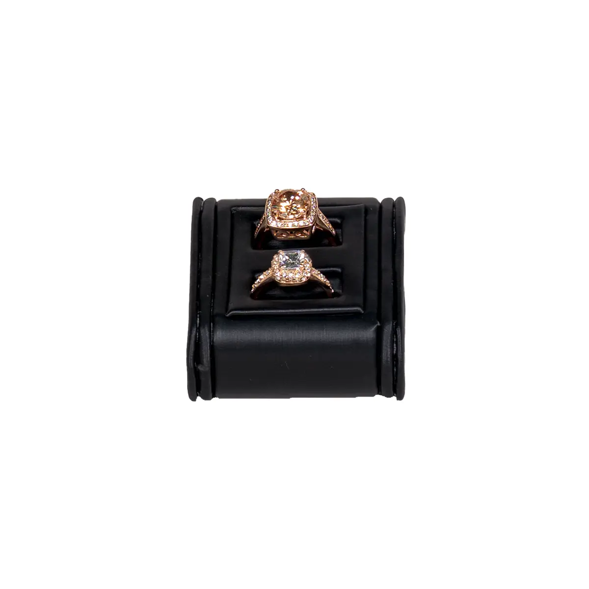 Ring Display Black Xsmall front view with ring