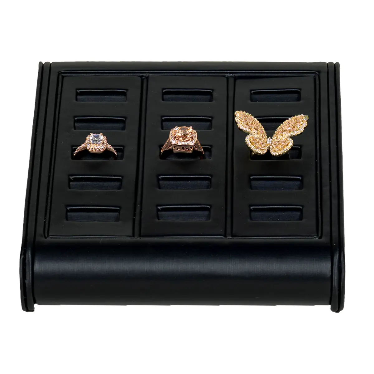 Ring Display Black large front view with ring