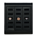 Ring Display Black large top view with ring