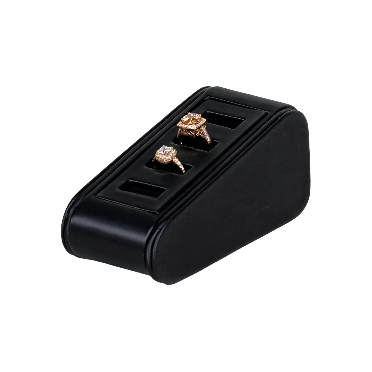 Ring Display Black small angle view with ring