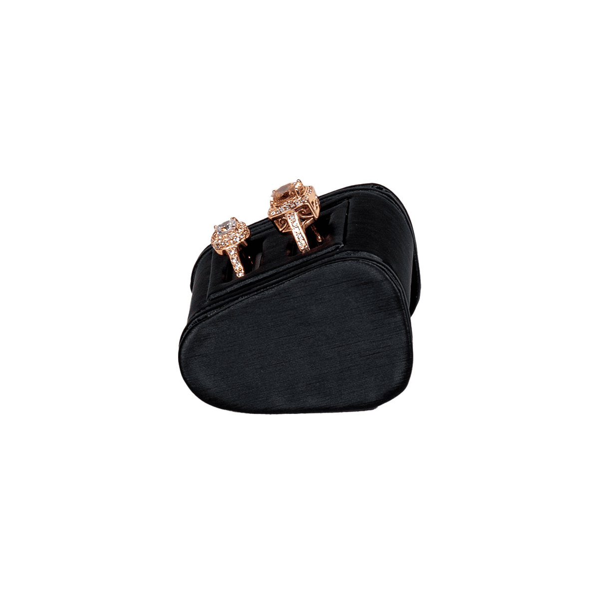 Ring Display Black small side view with ring