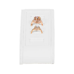 Ring Display white small front view with ring