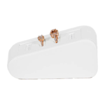 Ring Display white small side view with ring