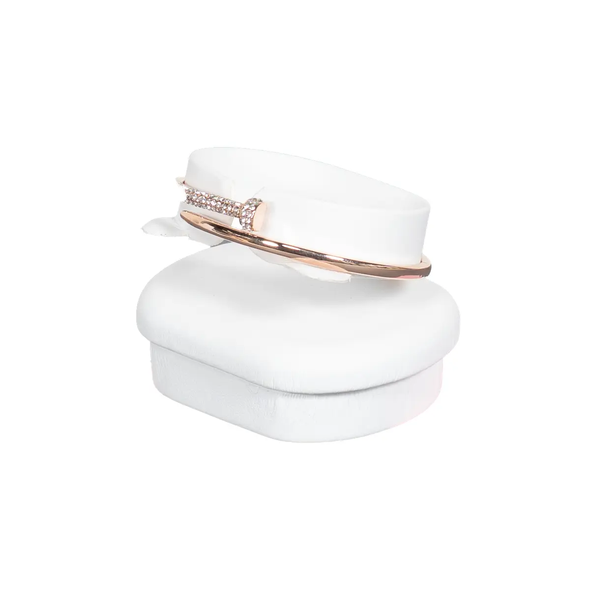 bangle holder white angle view with bangle