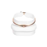 bangle holder white back view with bangle