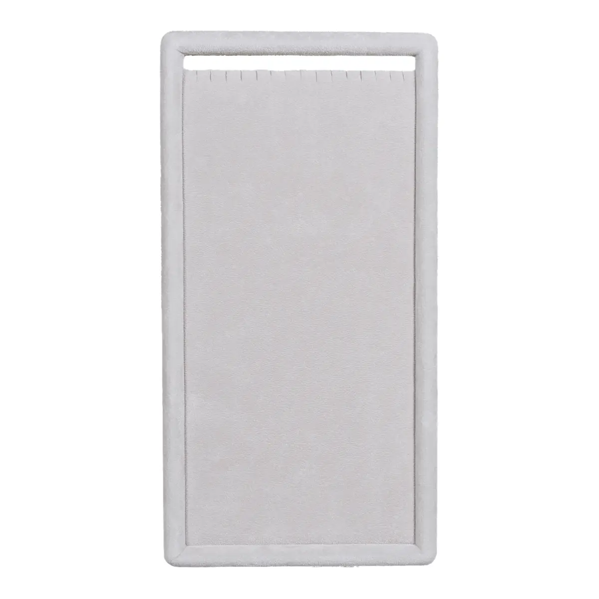 jewelry stand for necklaces grey large front view