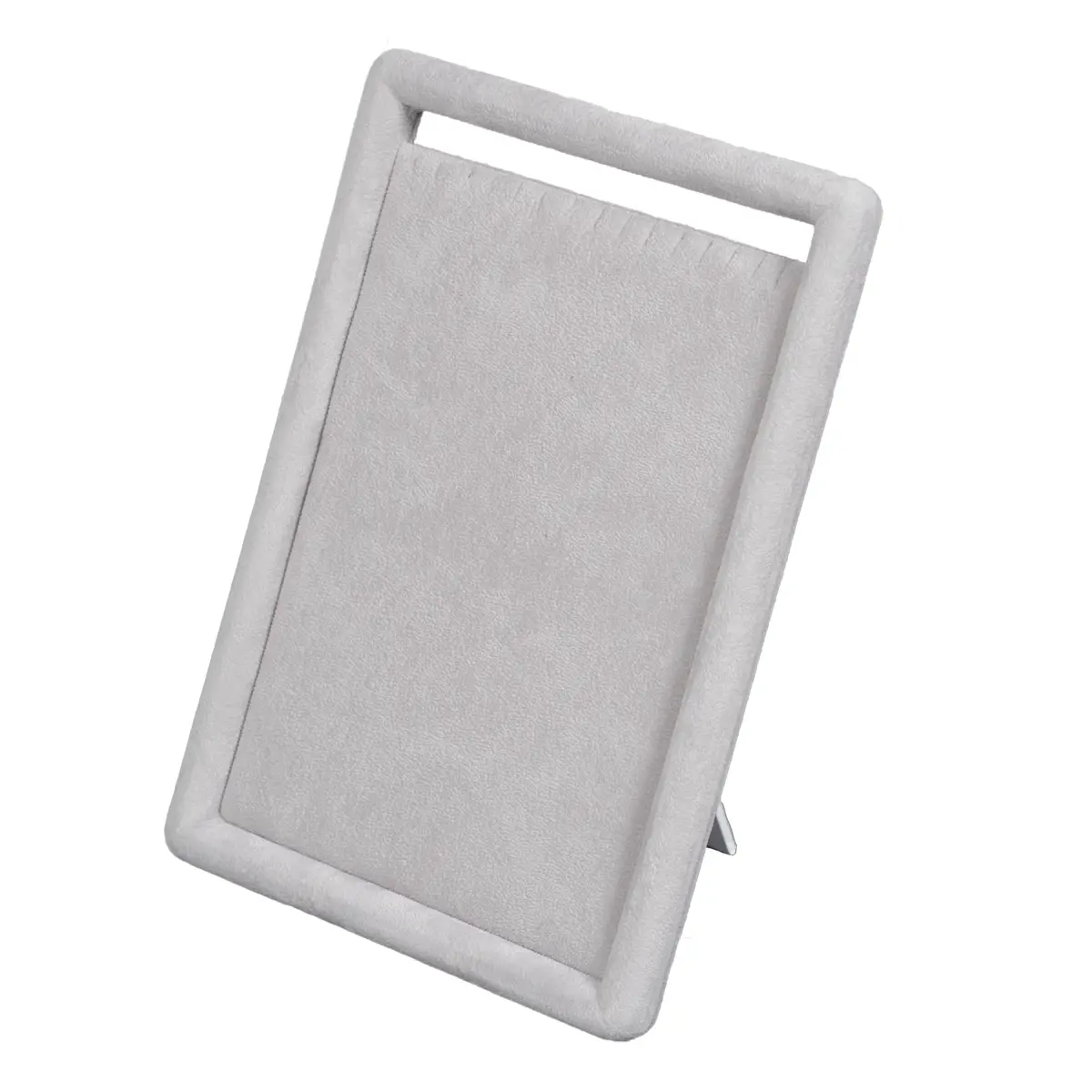 jewelry stand for necklaces grey small angle view