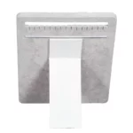 jewelry stand for necklaces grey small back view