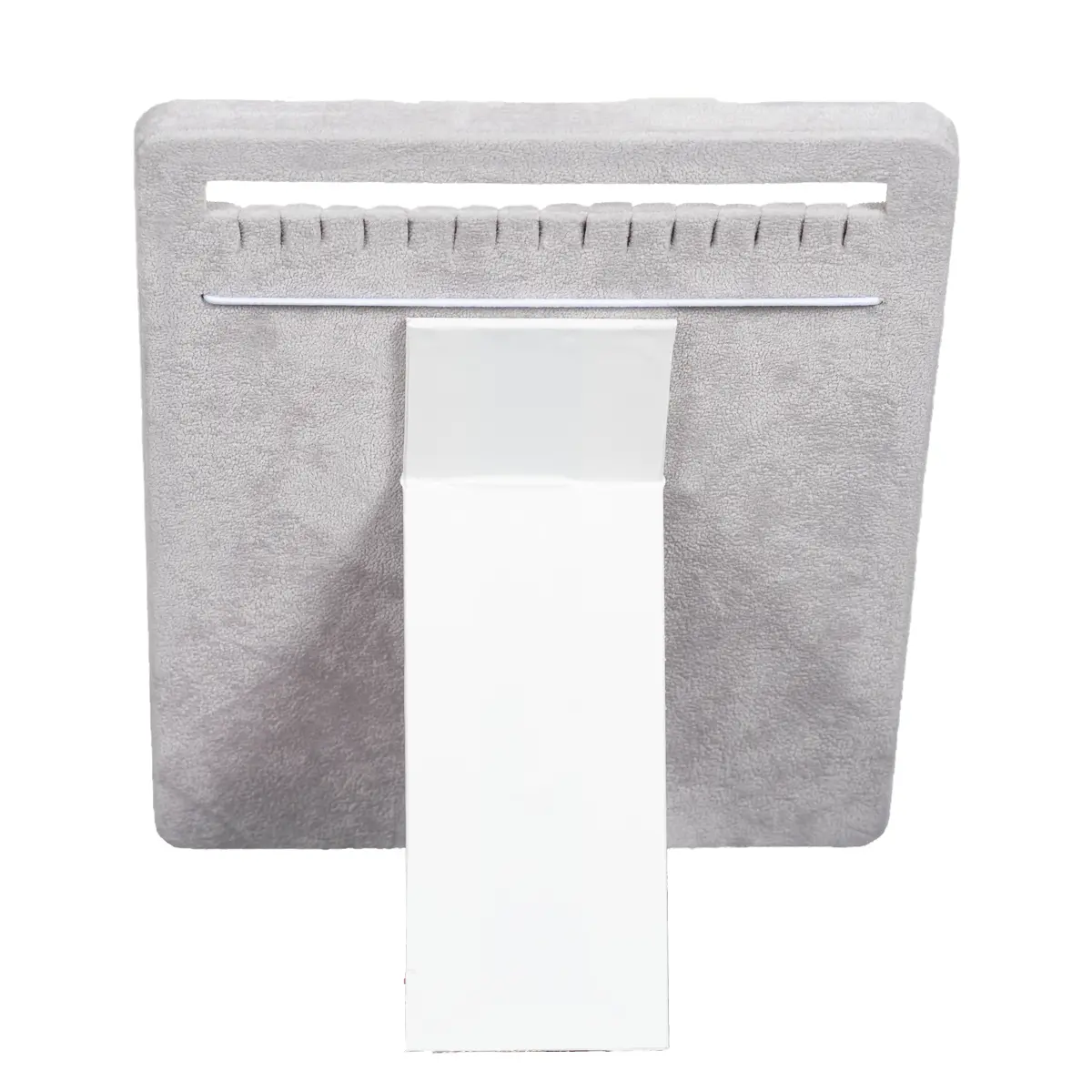 jewelry stand for necklaces grey small back view