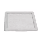 jewelry stand for necklaces grey small down view