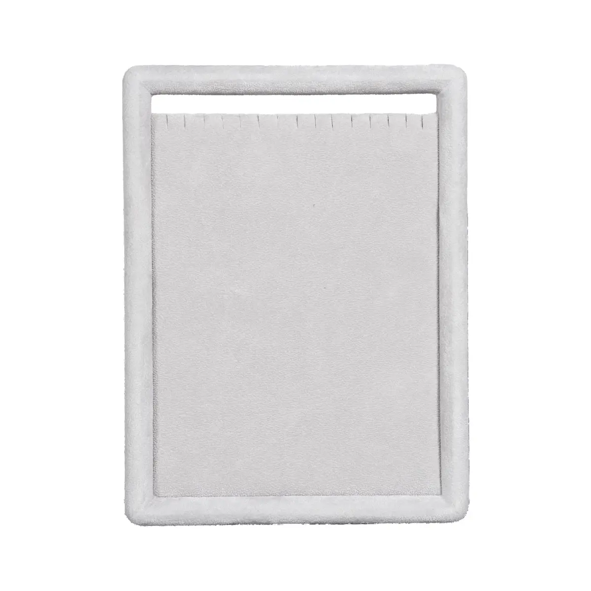 jewelry stand for necklaces grey small front view