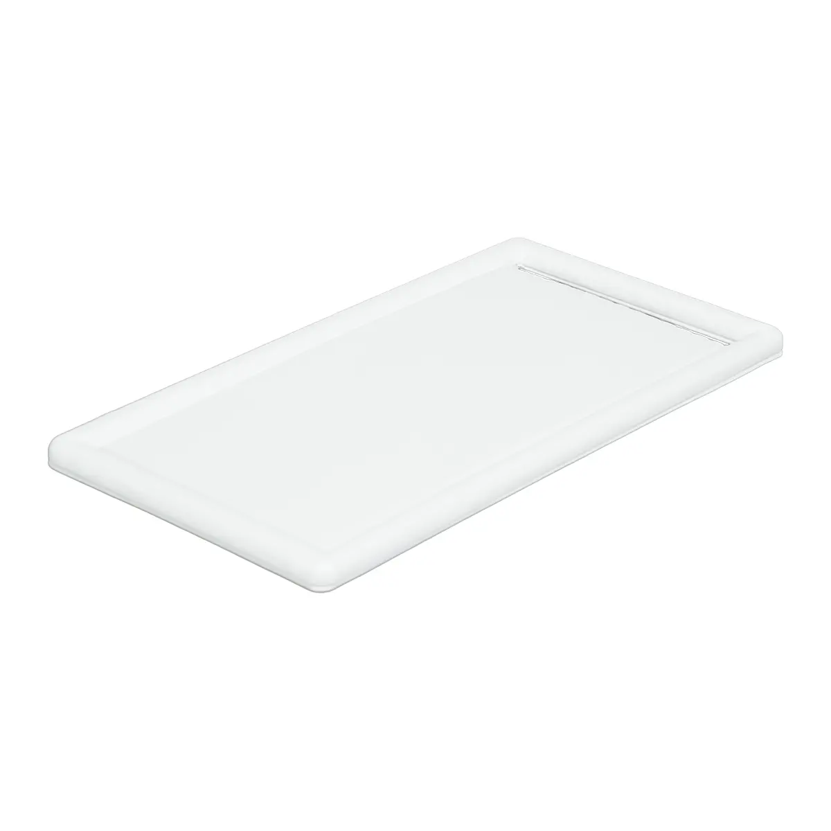 jewelry stand for necklaces white large down angle view