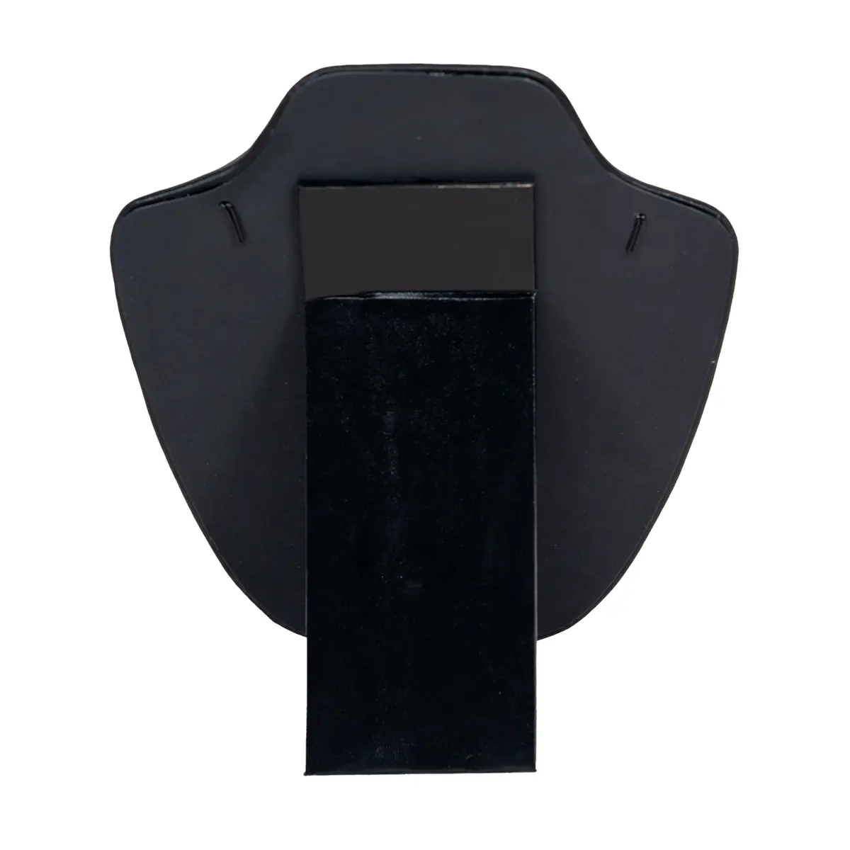 necklace on stand black small back view