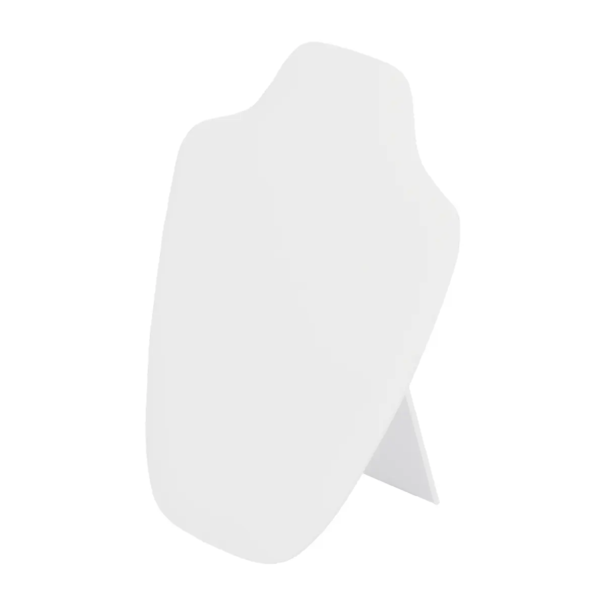 necklace on stand white small angle view