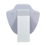 necklace on stand white small back view