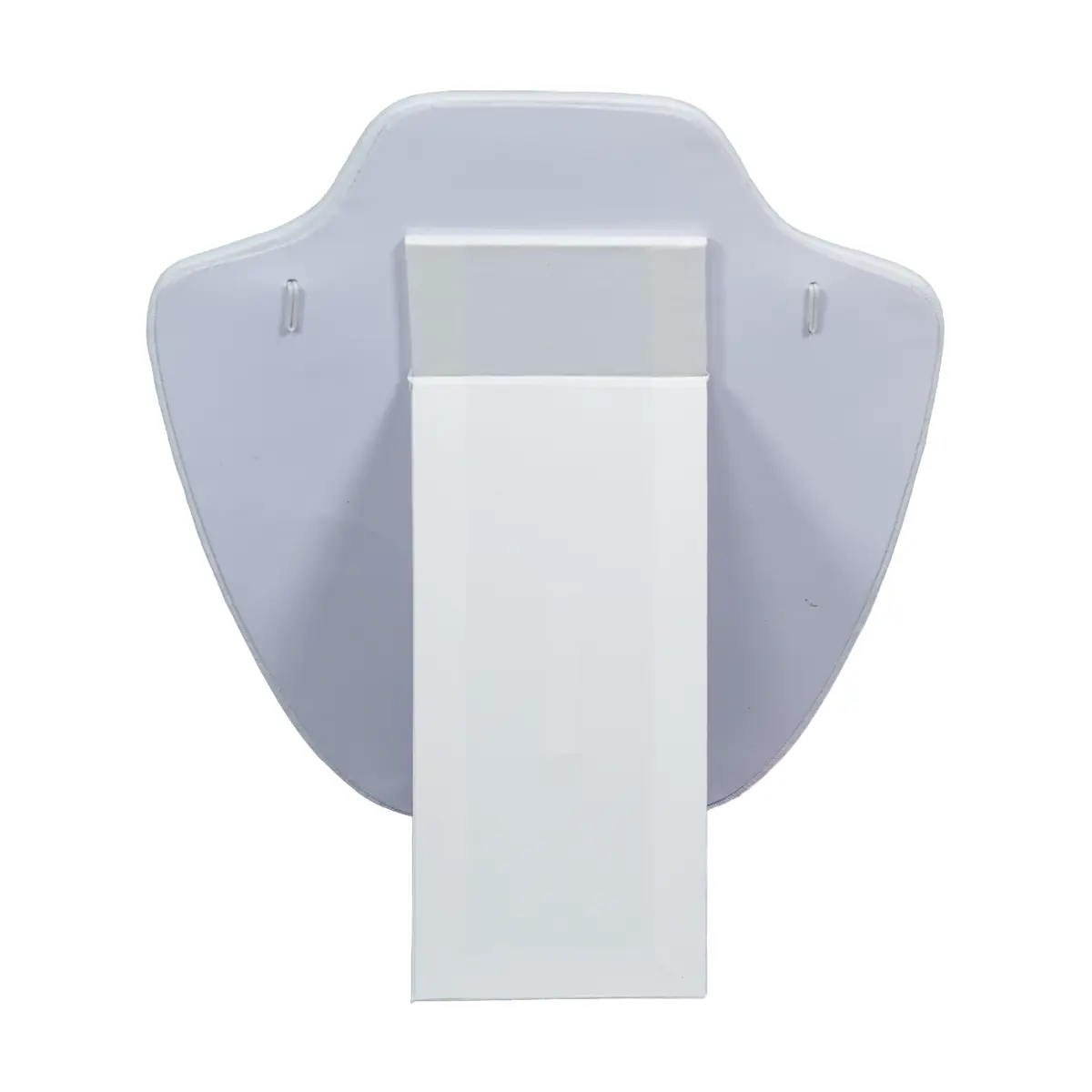 necklace on stand white small back view