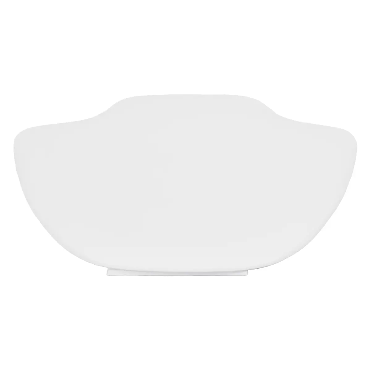 necklace on stand white small down front view